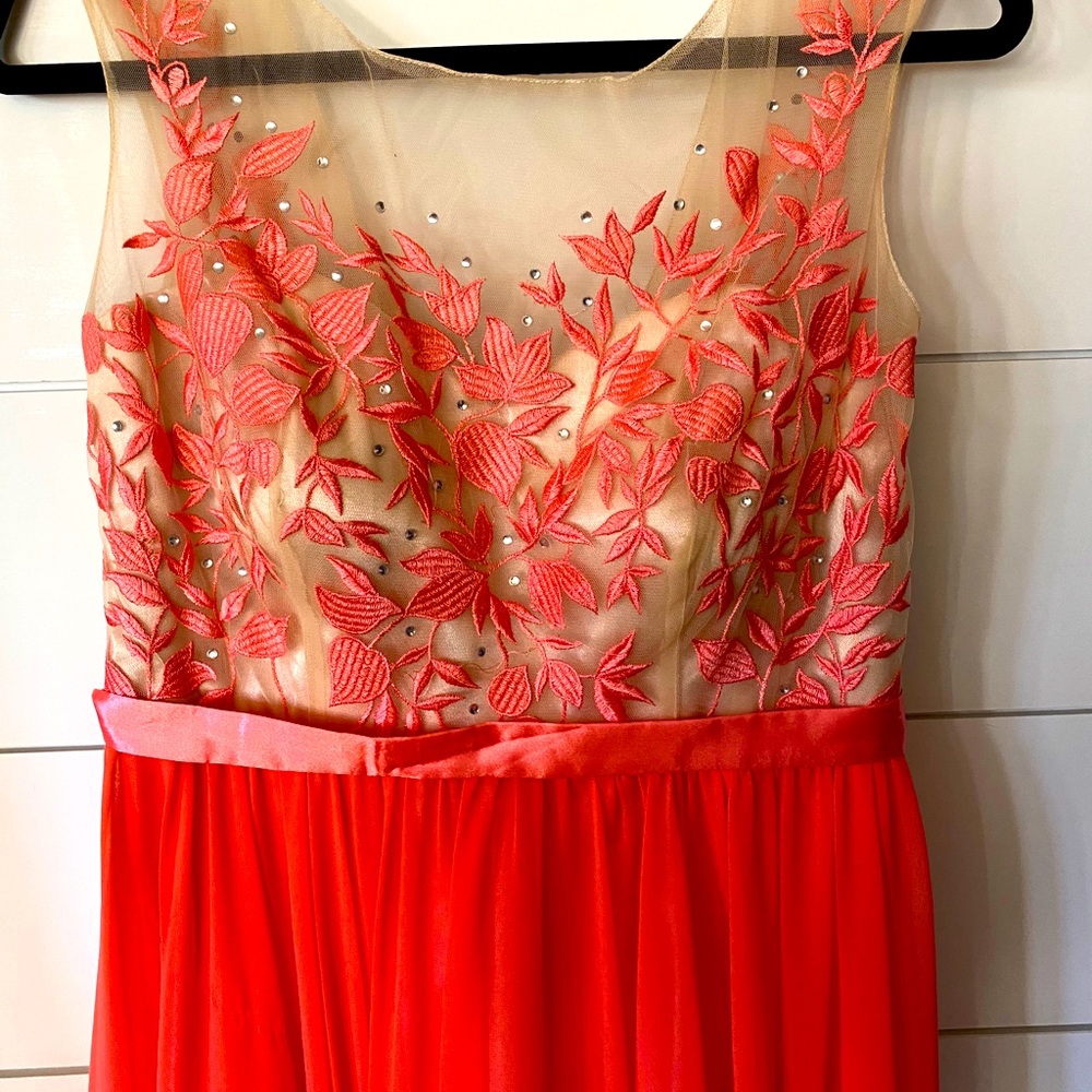 Coral Evening Gown